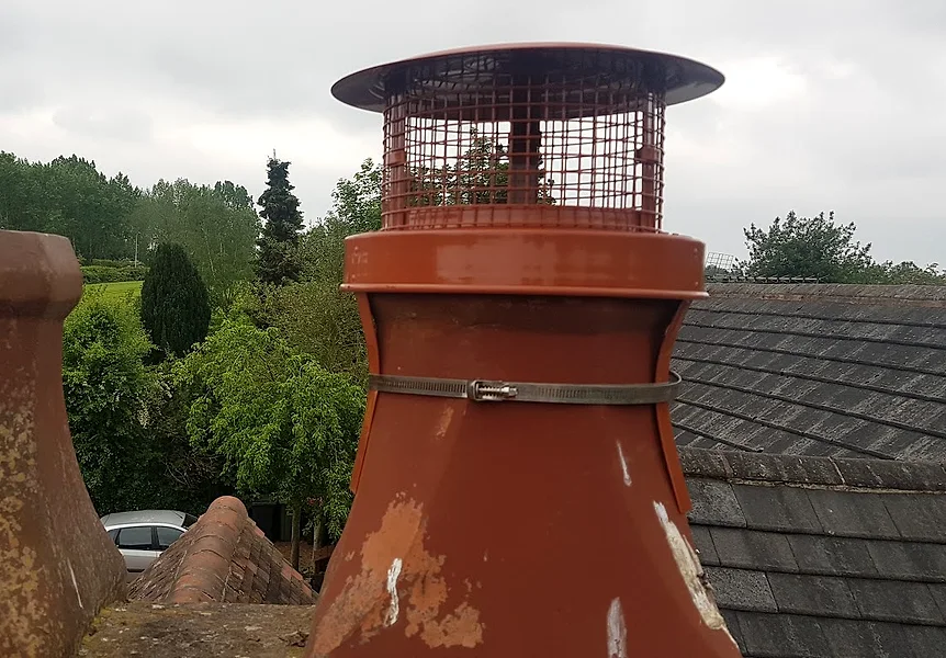 Chimney and ridge work by Knight Roofing